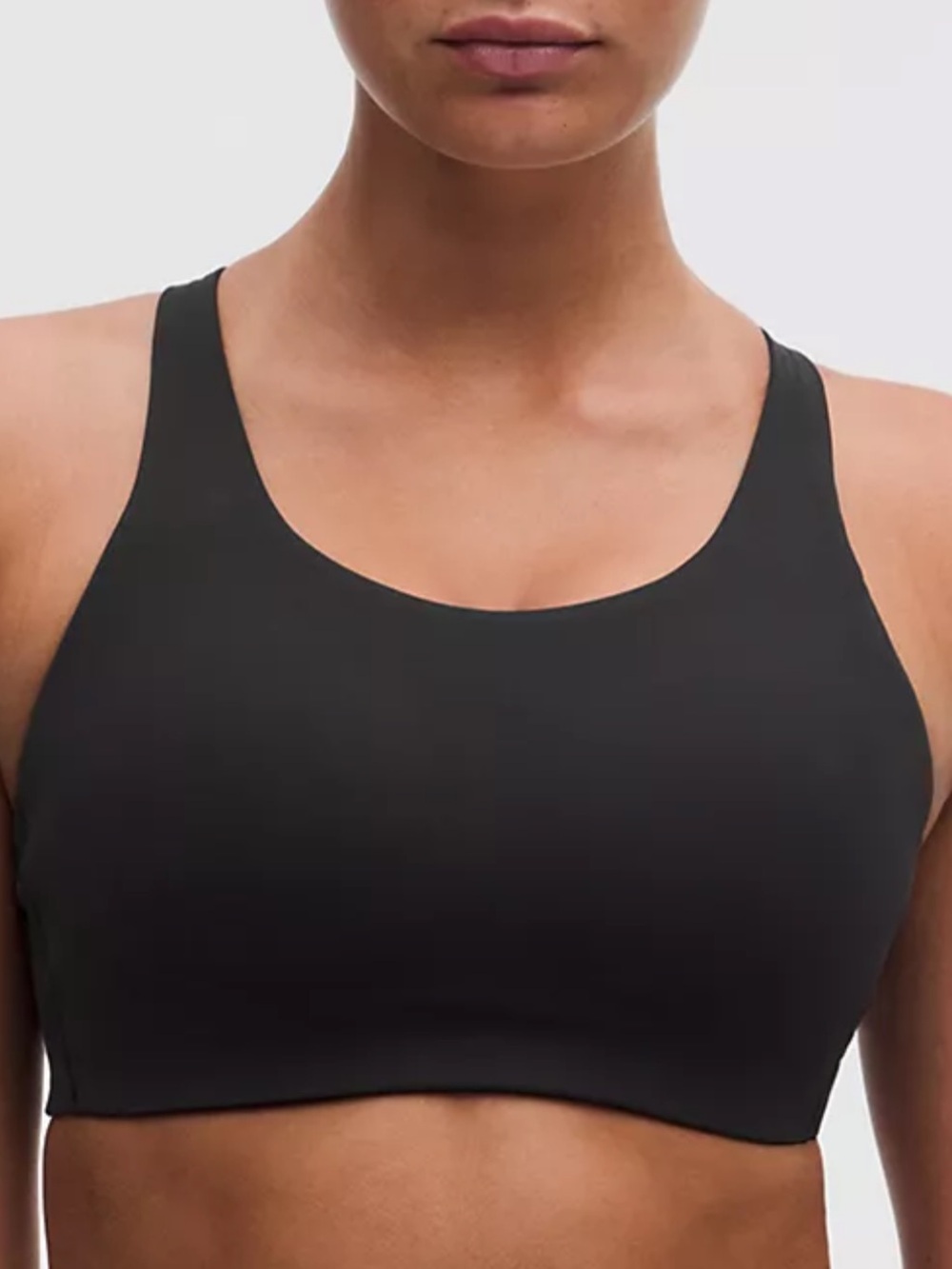 lululemon athletica Black Crisscross Back Sports Bra